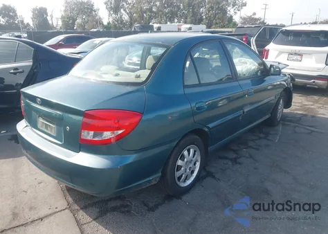 2003 Kia Rio z USA, uszkodzony, nr VIN KNADC125X36205606